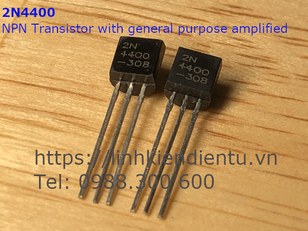 2N4400 NPN Transistor With General Purpose Amplifier 