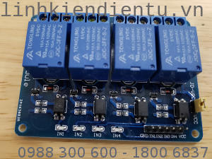 4-Relay Module 5VDC, 250V 10A