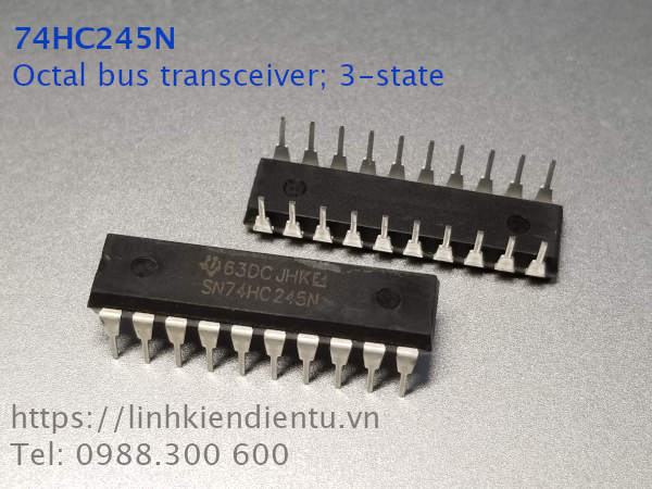 74HC245N Octal bus transceiver; 3-state