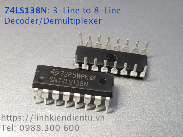 SN74LS138N 3-Line to 8-Line Decoder/Demultiplexer