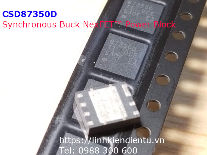 CSD87350D Synchronous Buck NexFET Power Block