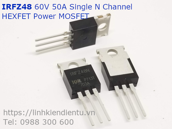 IRFZ48 60V 50A Single N Channel HEXFET Power MOSFET