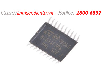 STM8L051F3P6 - 8bit MCU with 8Kbytes Flash, 256 bytes EEPROM, 1K RAM