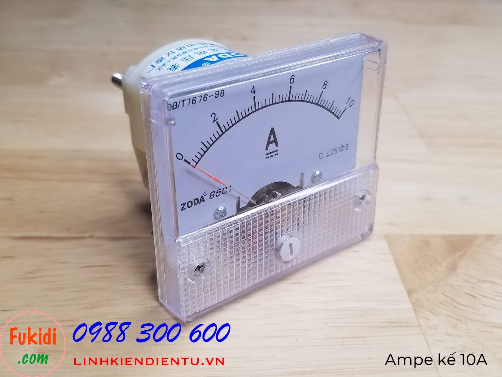 Ampe kế DC 10A 85C1 đo dòng điện DC với tầm đo 10A - 85C1.10A