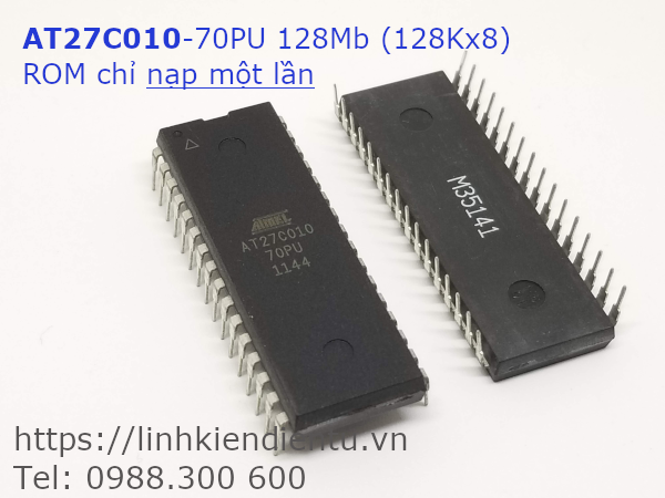 AT27C010-70PU ROM 128KB