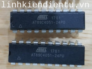 AT89C4051-24PU: 8-bit MCS với 4KByte Flash, 128Bytes SRAM