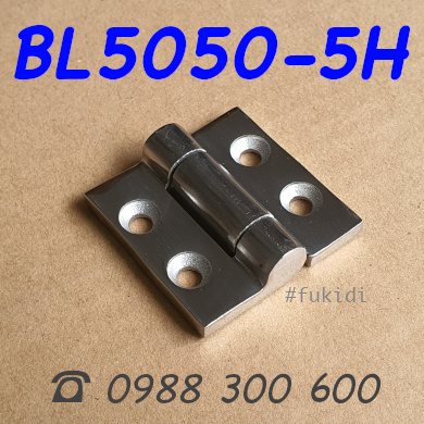 Bản lề tủ điện inox 304, KT 50x50x5mm - BL5050-5H