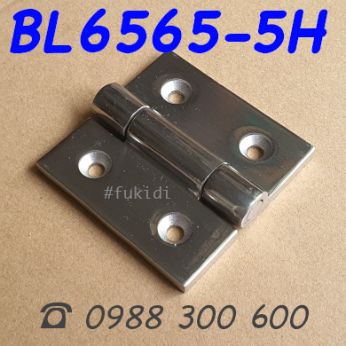 Bản lề tải nặng inox 304, KT 65x65x5mm - BL6565-5H