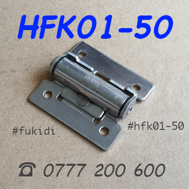 Bản lề tự giữ, bản lề giảm xóc inox 304, KT 48x50x2mm, momen 1.5N.m - HFK01-50