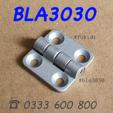 Bản lề hợp kim kẽm KT 30x30x3mm màu trắng - BLA3030-3T