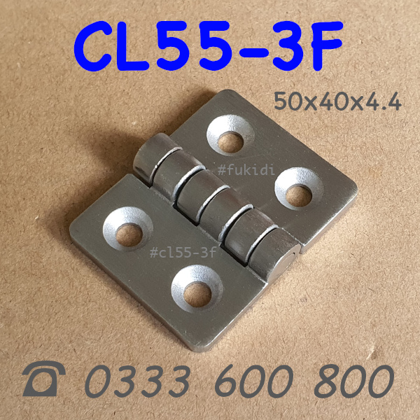 Bản lề inox 304 KT 50x40x4mm - CL55-3F