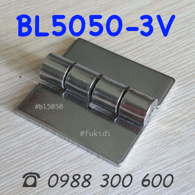 Bản lề SU304, loại không vít KT 50x50 dày 3mm - BL5050-3V