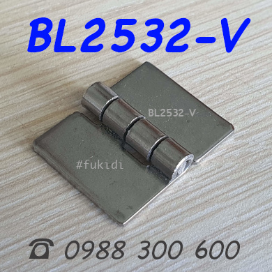 Bản lề tủ điện không vít inox 304 KT 25x32 dày 1.5mm - BL2532-V