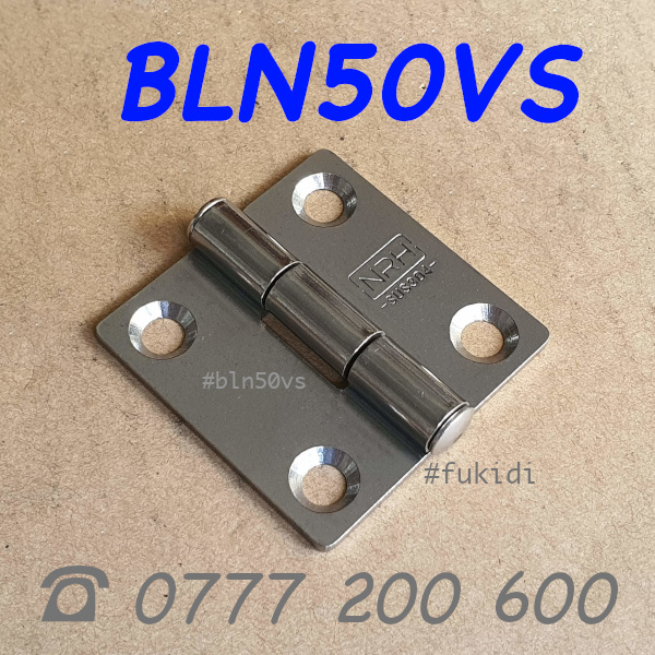Bản lề tủ điện NRH inox 304, KT 50x50 dày 2mm - BLN50VS
