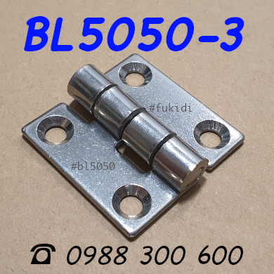 Bản lề inox 304 KT 50x50, dày 3mm - BL5050-3