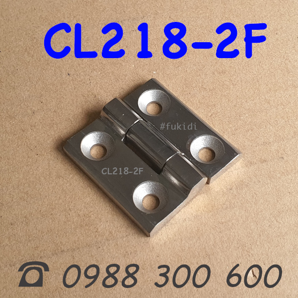 Bản lề tủ điện inox 304 nguyên khối KT 50x50x6mm - CL218-2F