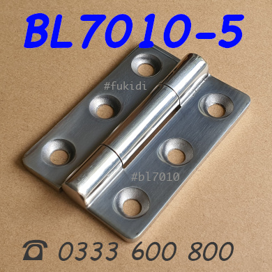 Bản lề inox 304 KT 70x100 dày 5mm - BL7010-5