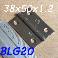 Bản lề lá inox 304 KT 37x50, dày 1.2mm - BLG20