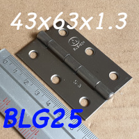 Bản lề lá inox 304 KT 43x63, dày 1.3mm - BLG25