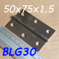 Bản lề lá inox 304 KT 50x75, dày 1.5mm - BLG30