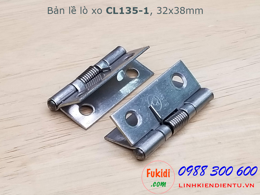Bản lề lò xo CL135-1 chất liệu inox 304 size 32x38mm