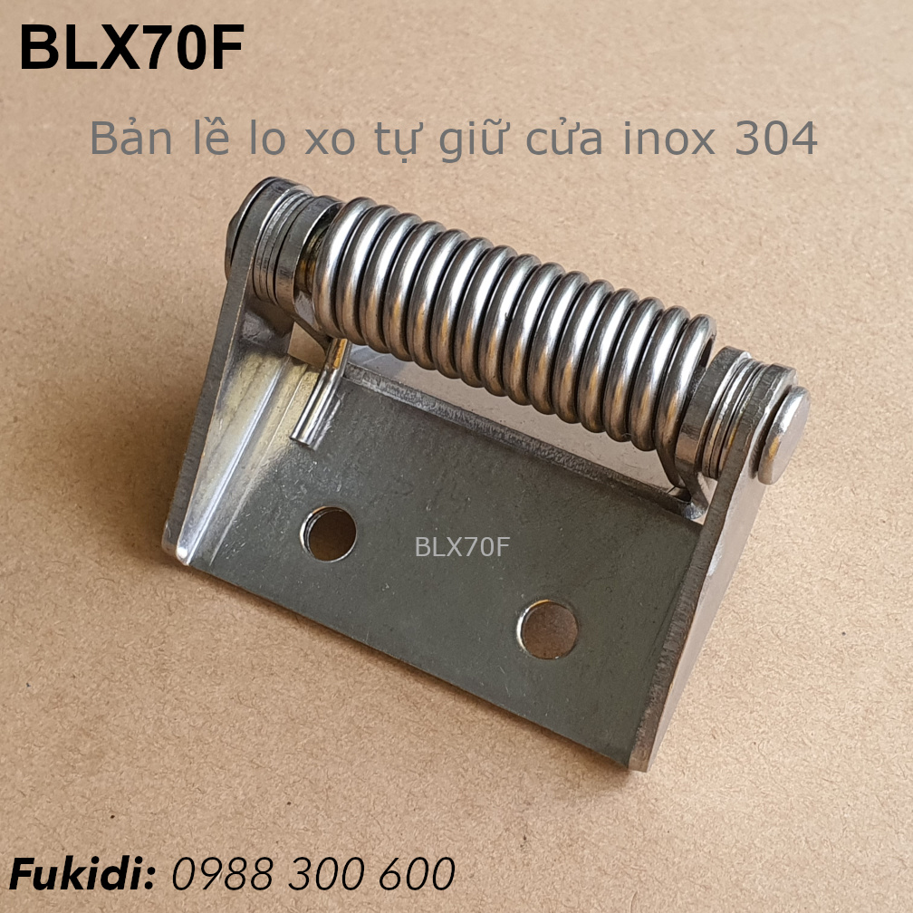 Bản lề lò xo inox 304 KT 83x70 dày 3mm - BLX70F