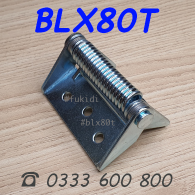 Bản lề tự đóng cửa loại lớn, thép mạ kẽm, dài 83mm - BLX80T