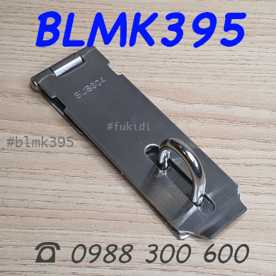 Bản lề móc khóa inox 304, size 39x127, dày 2mm - BLMK395