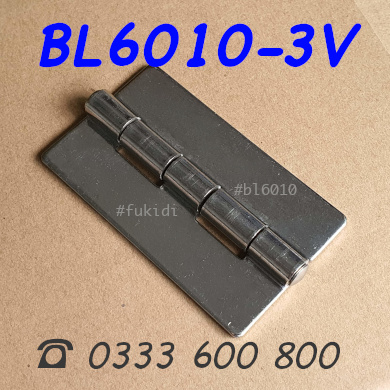 Bản lề SU-304 KT 60x100x3mm không lỗ vít - BL6010-3V