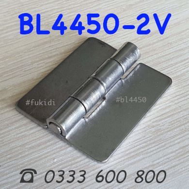 Bản lề inox 304, không lỗ vít KT 44x50 dày 2mm - BL4450-V