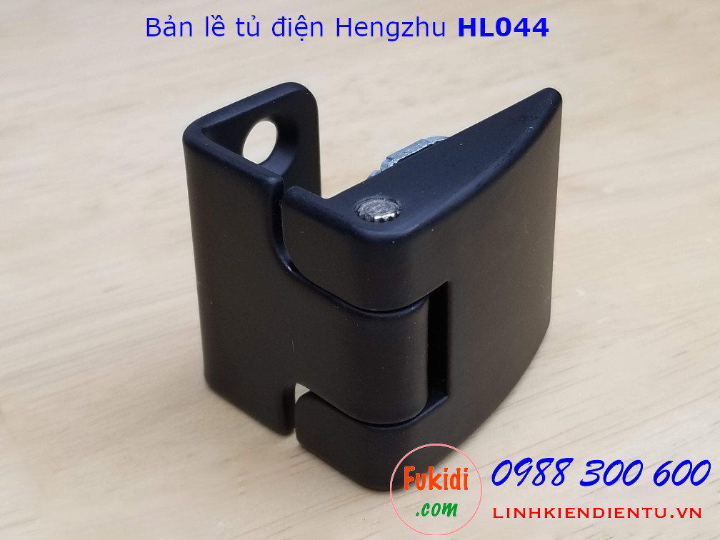Bản lề tủ điện HL044 chất liệu hợp kim kẽm, size 46x40mm màu đen