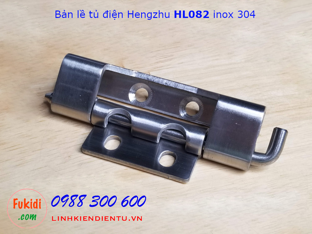 Bản lề tủ điện Hengzhu HL082 chất liệu inox 304 dài 90mm