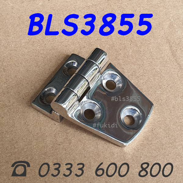Bản lề tủ điện inox 316 KT 38x54, dày 4.5mm - BLS3855