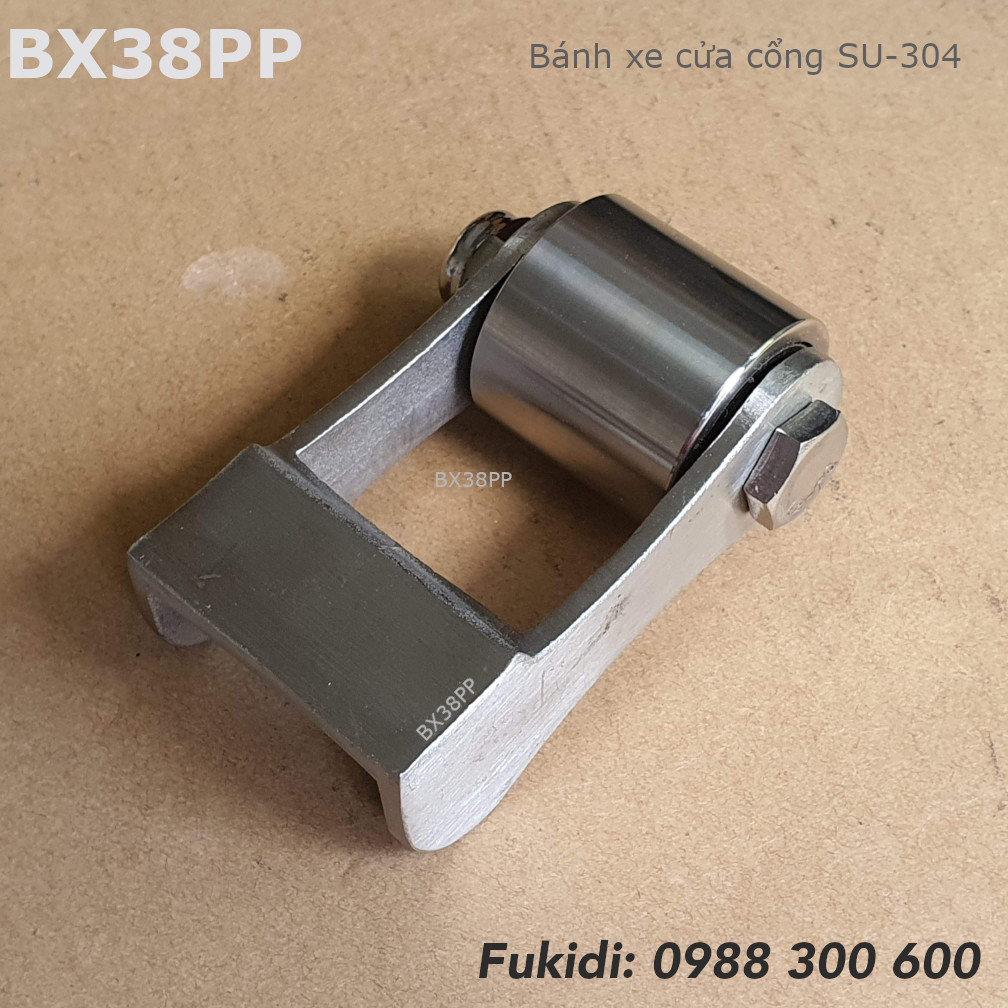 Bánh xe định hướng cửa cổng inox 304, đường kính 38mm - BX38PP