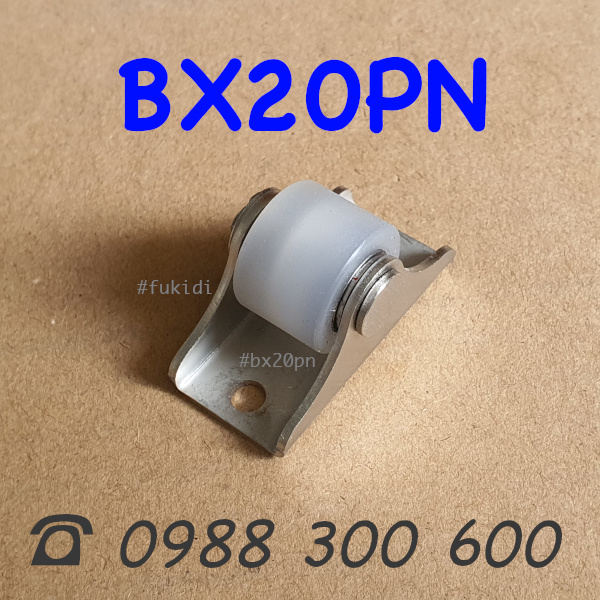 Bánh xe nylon, khung inox 304, KT 20x15mm, tải trọng 65kg  - BX20PN