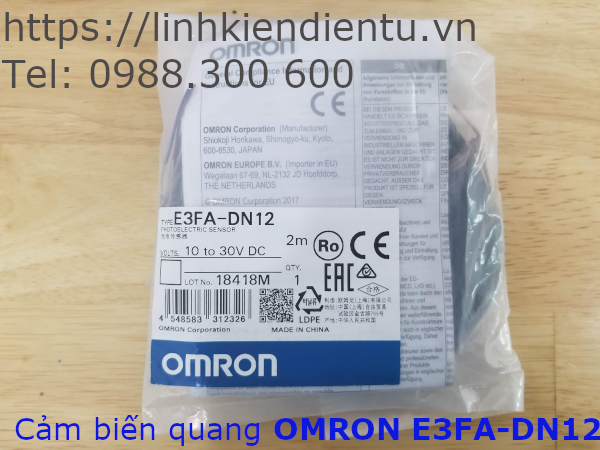 Cảm biến quang OMRON E3FA-DN12