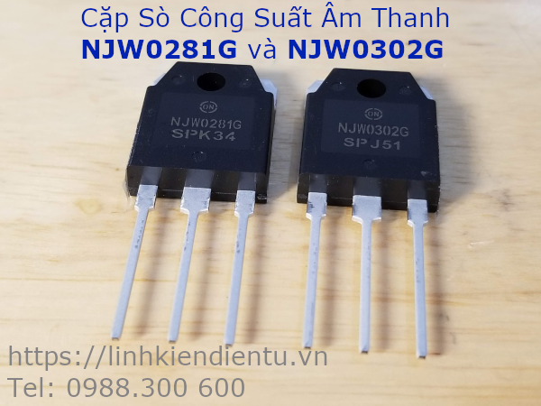 Cặp Sò Công Suất Âm Thanh NJW0281G và NJW0302G