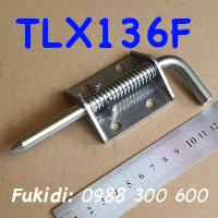 Chốt cửa lò xo tự giữ, inox 304, M9.5 dài 136mm - TLX136F