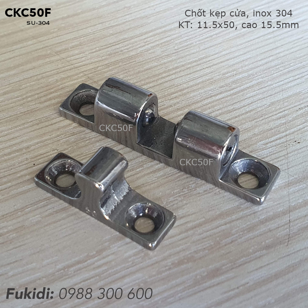 Chốt kẹp cửa tủ điện SU-304, KT 11.5x50mm - CKC50F