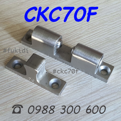 Chốt bi lò xo kẹp cửa inox 304, KT 13.5x70, cao 22.5mm - CKC70F