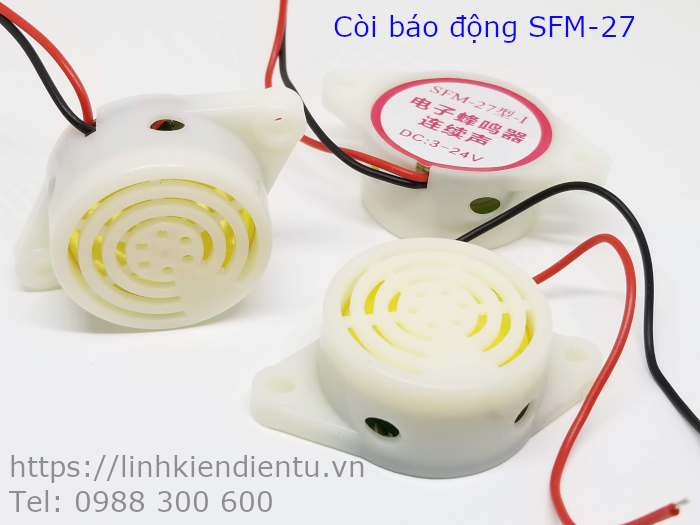 Còi báo đông SFM-27 màu trắng