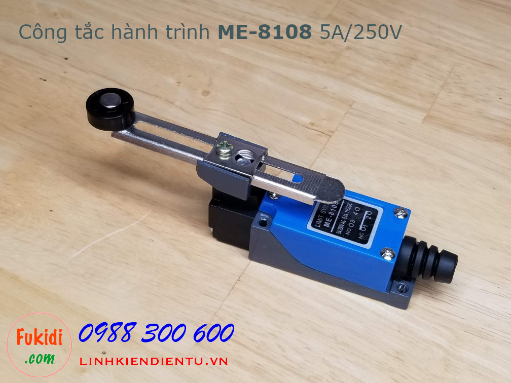 Công tắc hành trình ME-8108 5A/250V, hai tiếp điểm 1 NO 1 NC