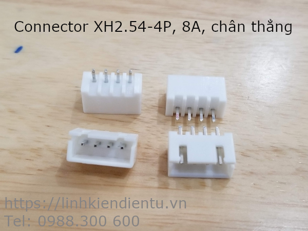 Jack cắm XH2.54-4P đực, 4 chân thẳng