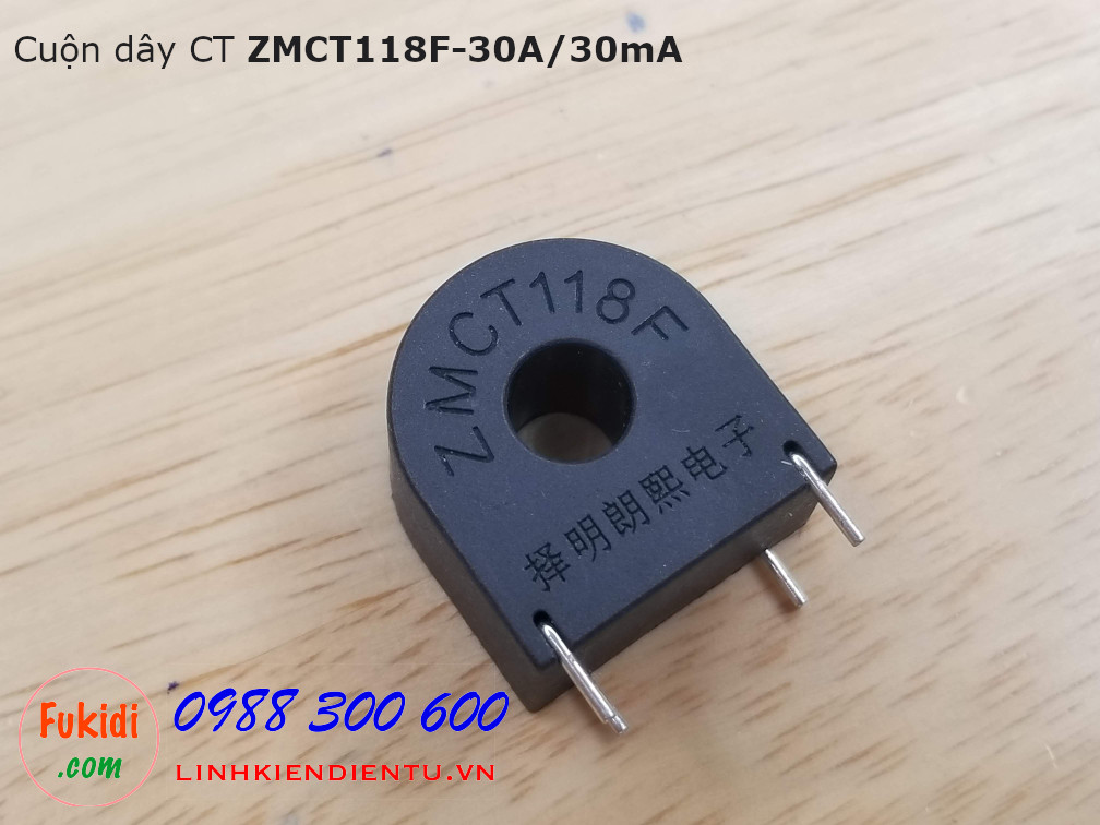 Cuộn dây CT ZMCT118F 30A/30mA
