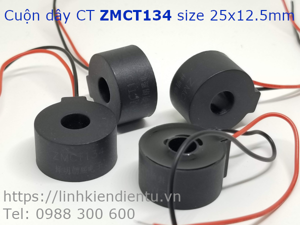 Cuộn dây CT ZMCT134, size 25x12.5mm