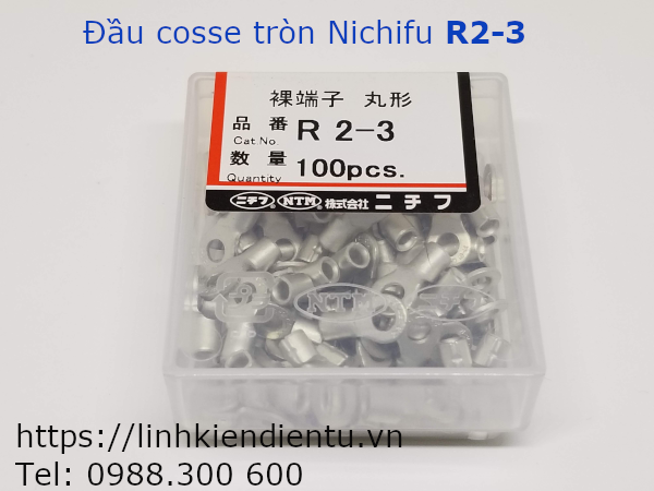 Đầu cosse tròn Nichifu R2-3