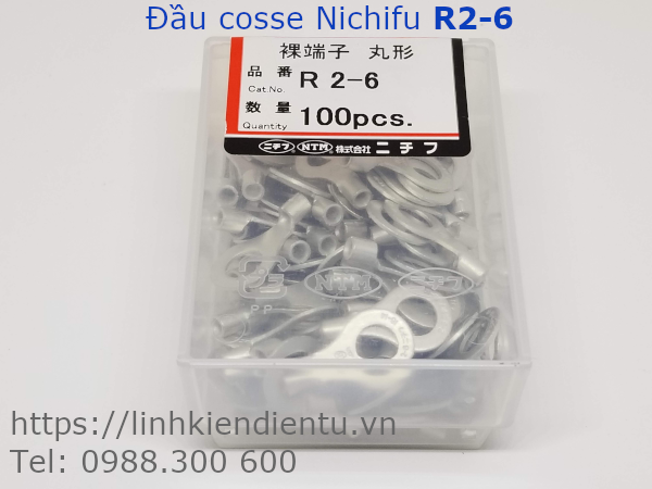 Đầu cosse tròn Nichifu R2-6