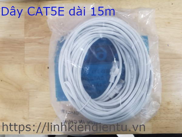 Dây cáp mạng máy tính CAT5E dài 15m