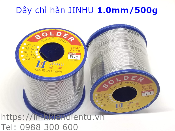 Cuộn dây chì hàn JINHU 1.0mm/500g