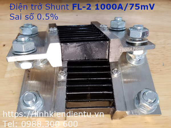 Điện Trở Shunt FL-2 1000A 75mV Sai Số 0.5%